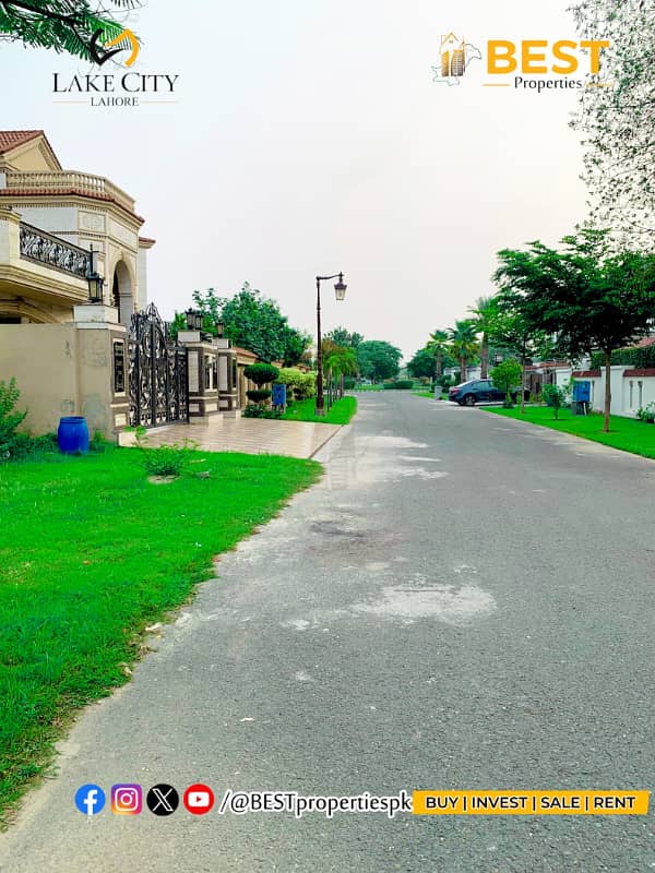 Exclusive 1 Kanal Plot for SALE with Possession in Block M3 Lake City Lahore 0