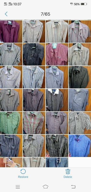 men  90  branded  shirts for sale 1000 per piece 12