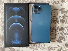 iPhone 12 Pro Max Sierra Blue 256GB PTA approved.