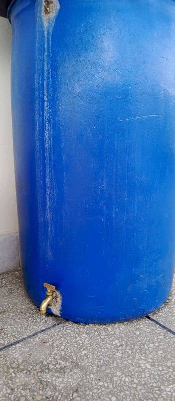 Water Drum with Fitted tap  for sale in sailkot Cantt 1