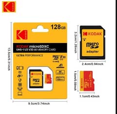 memory card | memory card 128 gb | original Kodak memory card