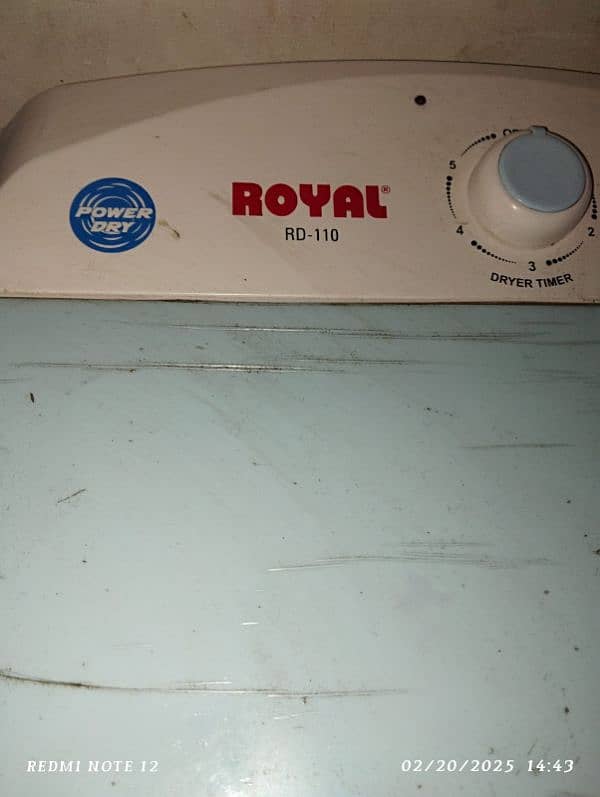 full size dryer Royal 2