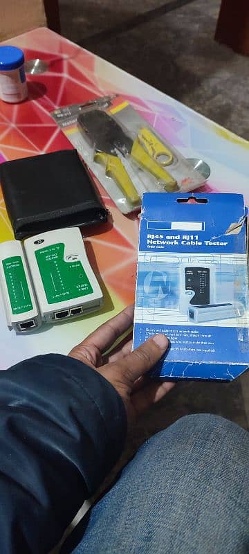 networking clipper and cable tester 0