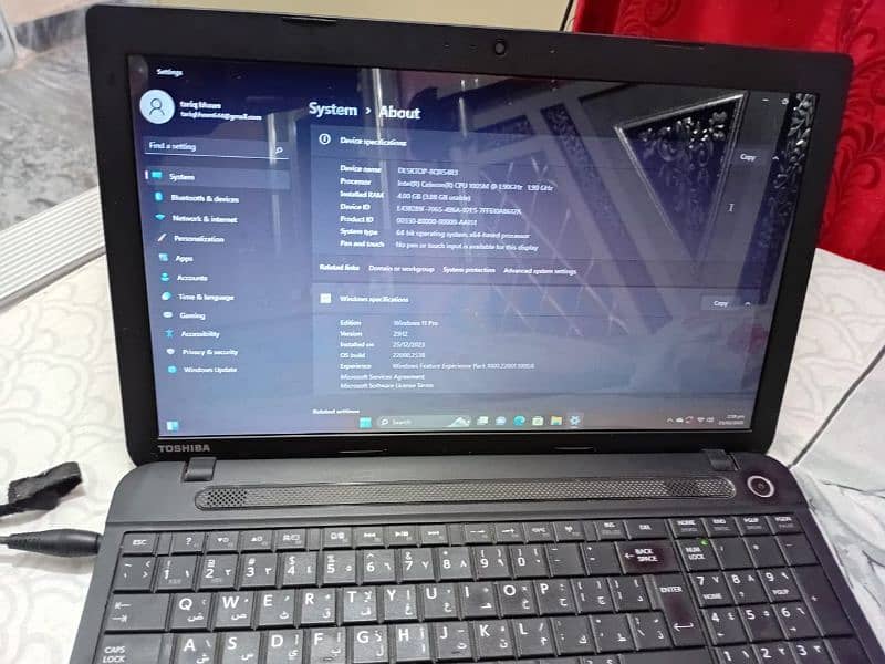 Toshiba laptop for sell 1