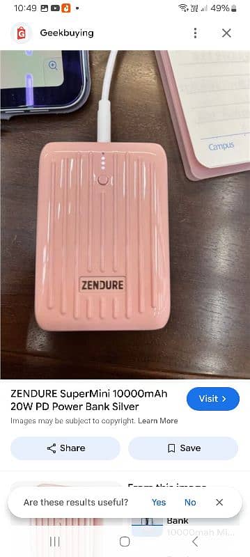 ZENDURE 10000 MAH POWER BINK New candsan long lasting 2