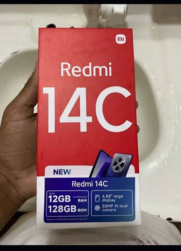 redmi 14c 6/128 condition 10/9.8 7