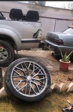 18 inches low profile tyres with rims