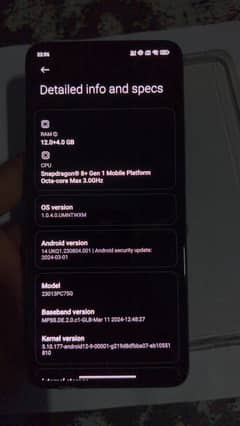 REDMI K60 {12/256} PUBG 120 FPS {10/10} WITH ORIGINAL BOX AND CHARGER