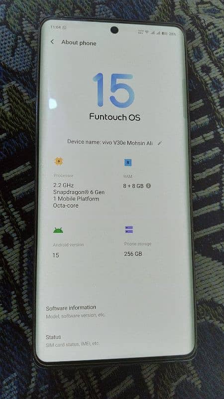 Vivo v30e 0