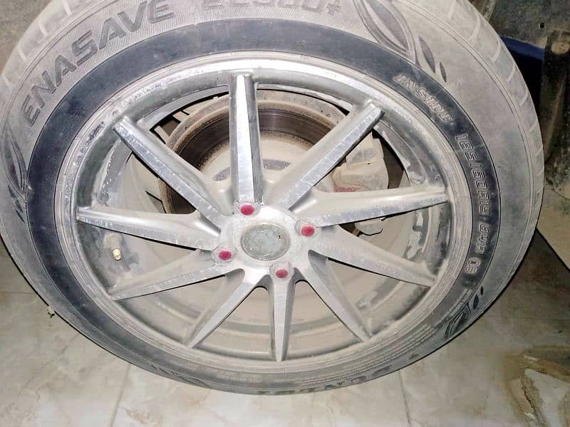 Alloy rims 15 inch for sell Only 03142596871 0