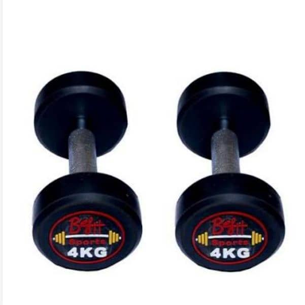 Original BFIT 4kg Dumbbells pair 1