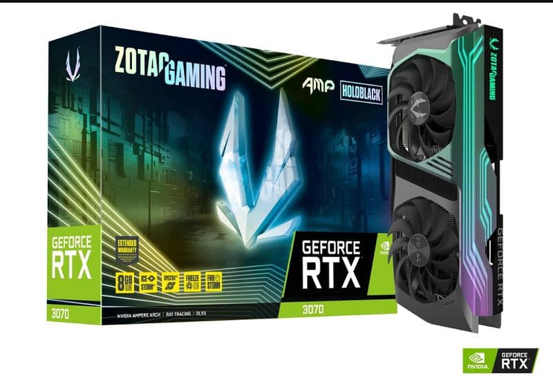 zotac Nvidia RTX 3070 ampholo 8gb 0