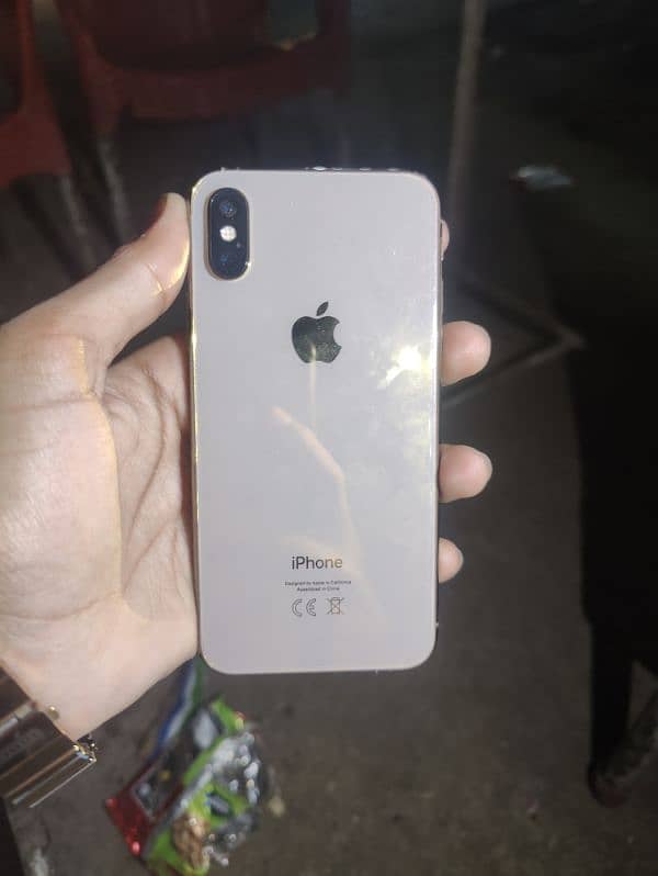 iphone xS non pta golden colour all ok set face id okay ha 0