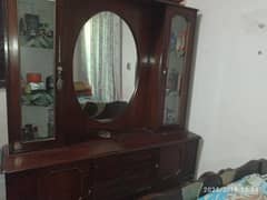 dressing table and showcase