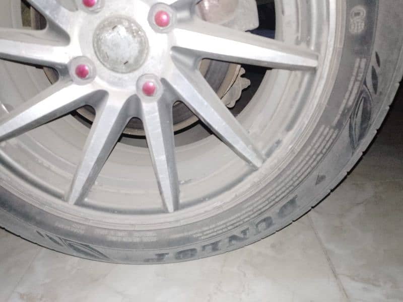 beautiful alloy rims high quality 15 inch for sell only 03142596871 1