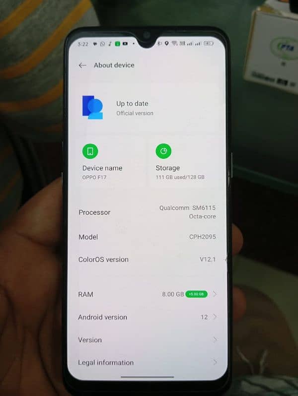 OPPO F17 8/120 2