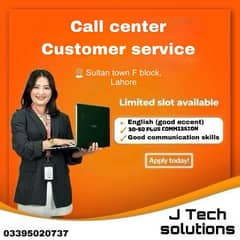 customer service job English spoken