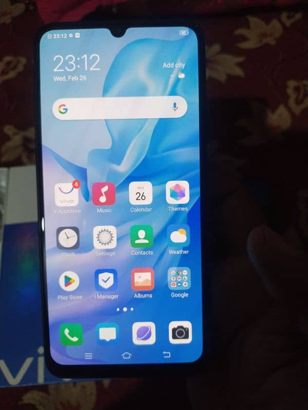 vivo y51 4+128 front fingar 10by 9 exellent mobile 3