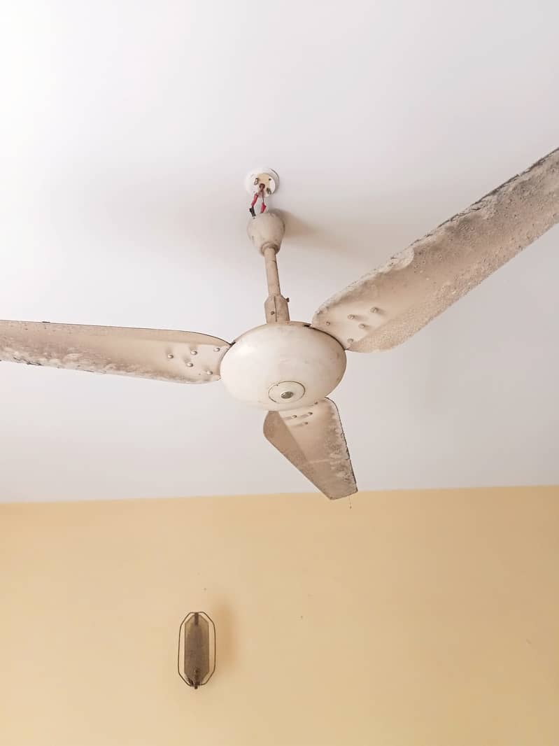 4 CEILING FANS IN RUNNING CONDITION 0