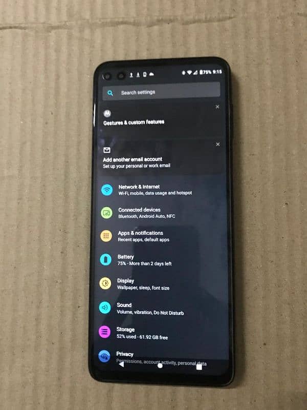 Motorola one 5g, 4GB, 128GB, non pta 1