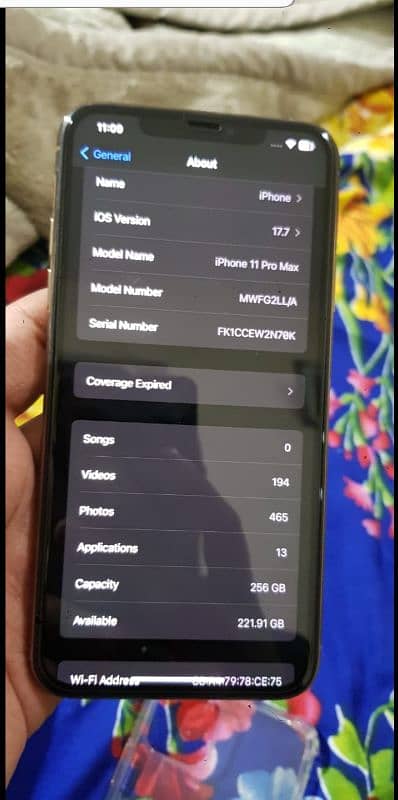 1phone 11 pro max gold 256 gb j. v 5