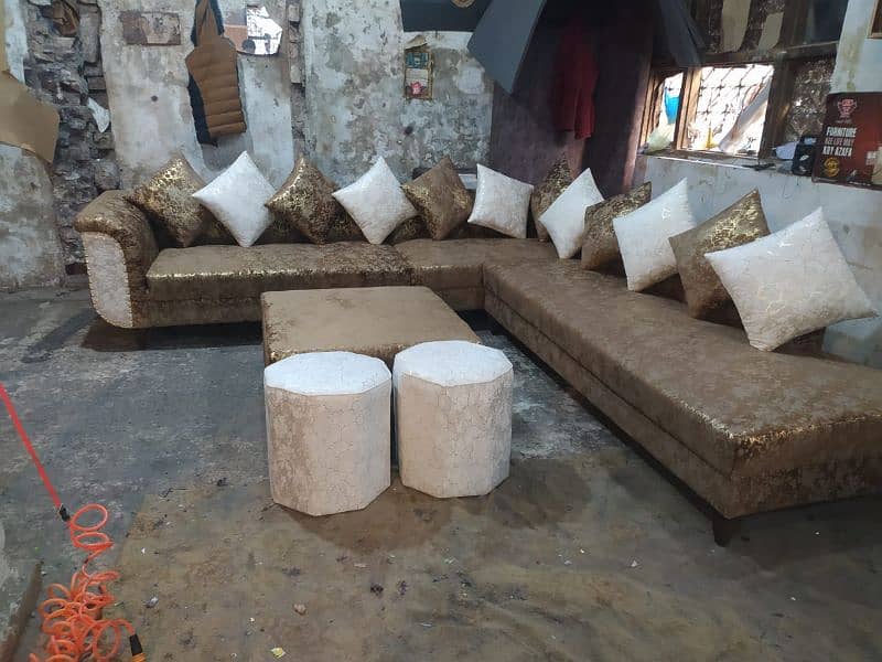 7 seater L-shape sofa 0