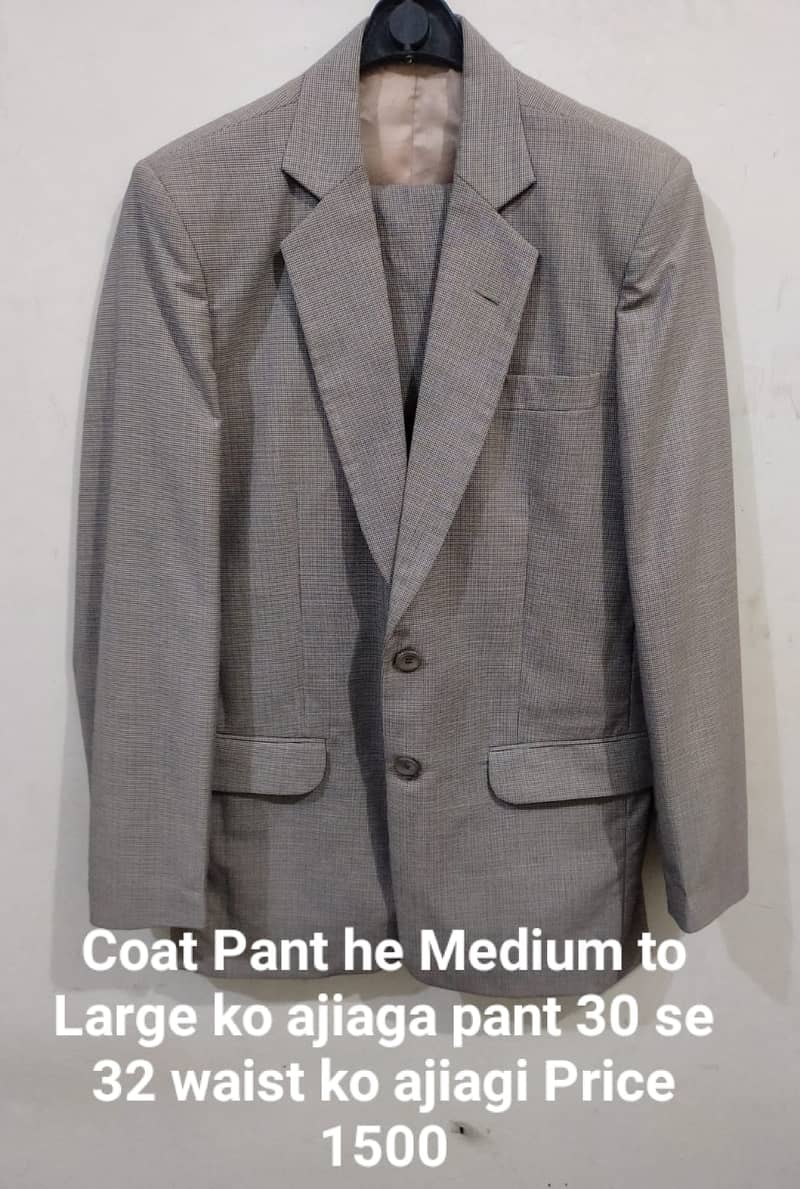 4 Coat pant 1 Coat 1