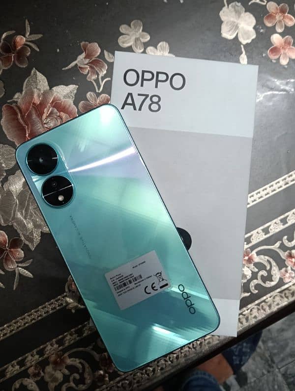 oppo A 78 12 gb rab 256 gb internal 1