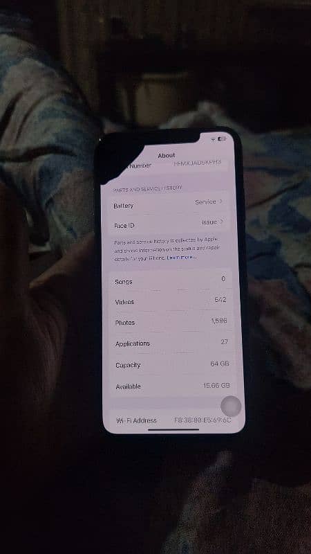 Iphone Xs max PTA approved 2 days back up 3