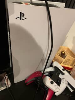 ps5 with 4 controllers + backbone