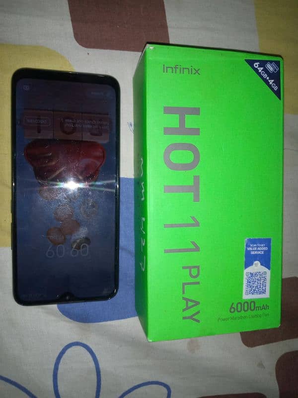 Infinix hot 11 pro with box 0