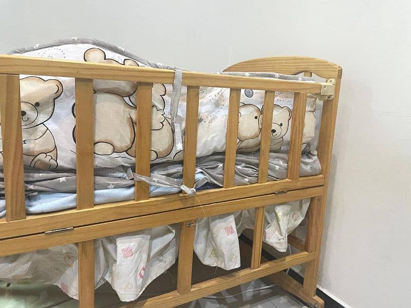 baby cot for sale wooden 3