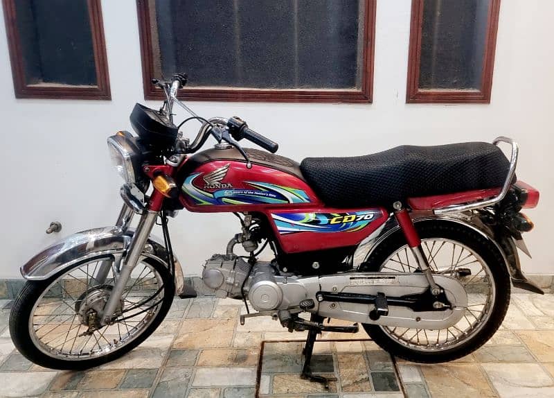 Honda CD 70 Red 2024 model 0