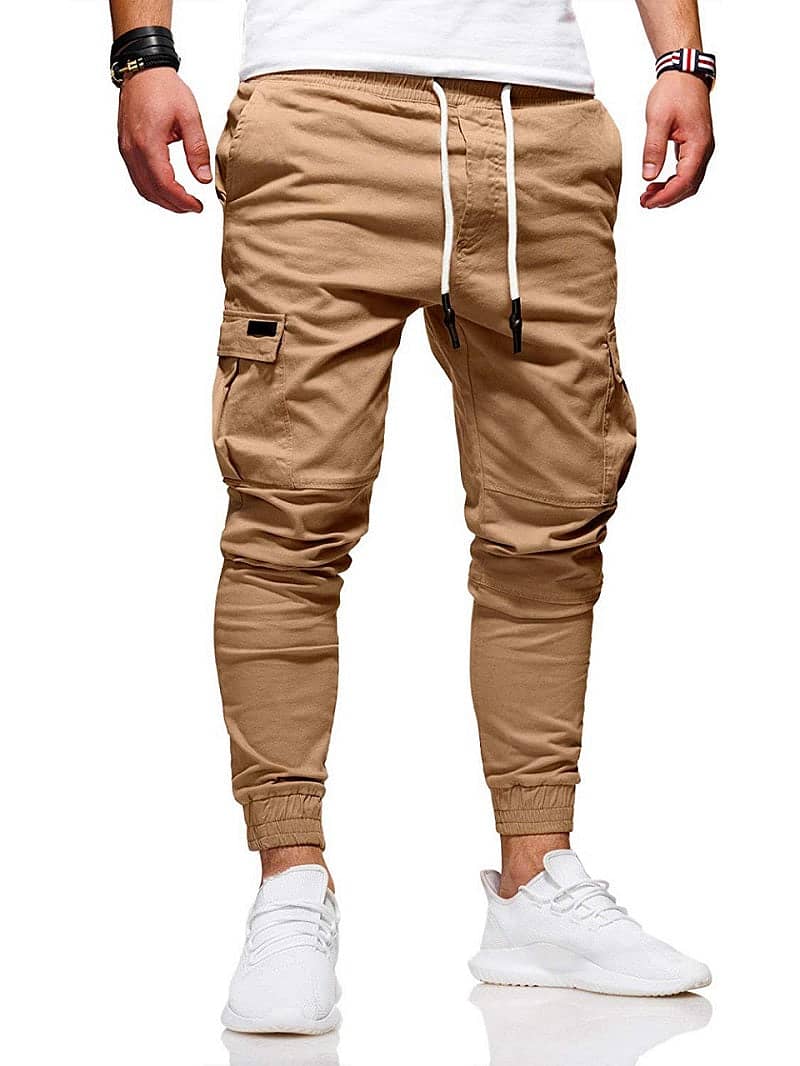 Stylish Cargo Pants for Men Women Six Pocket Utility Trousers Durable 3