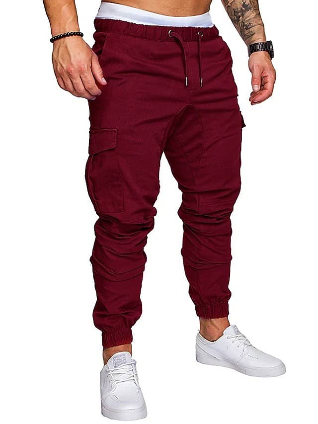 Stylish Cargo Pants for Men Women Six Pocket Utility Trousers Durable 7