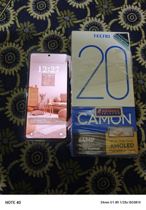 Tecno camon 20 8+8 256 2