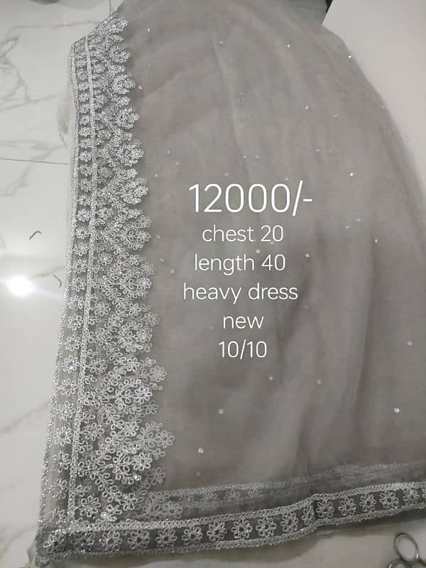 grey bridal and party wear new 2