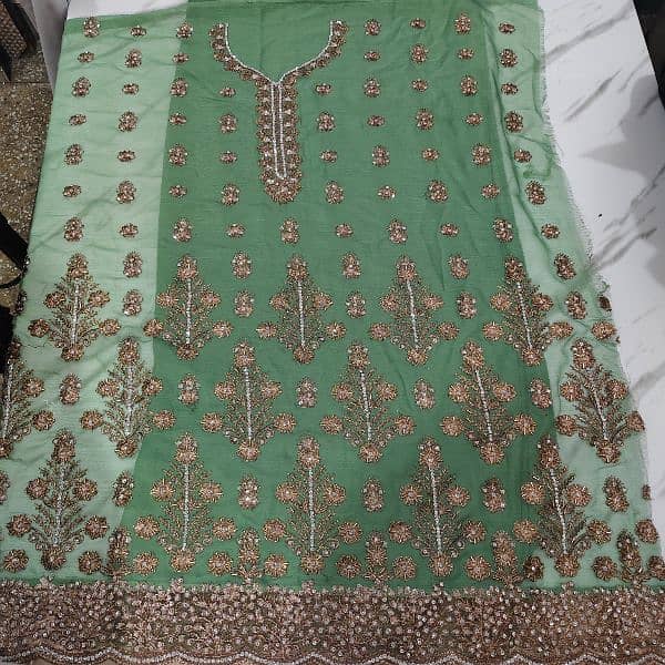 Unstitched Eid Shiffon Dress in New Condition Best for Weddinga &Party 0