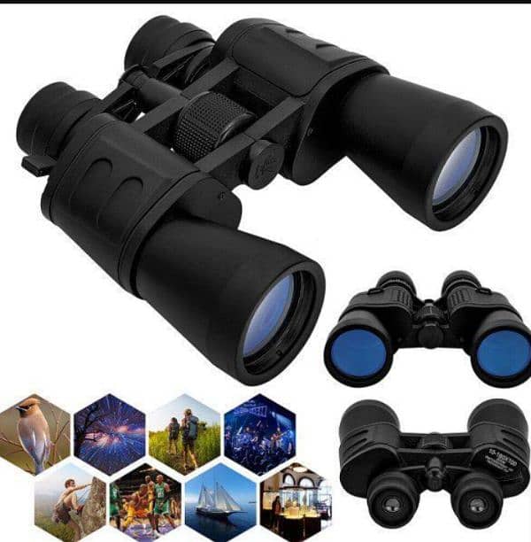 Durable Metal & Rubber Binoculars 1 Pc for outdoor adventures 3