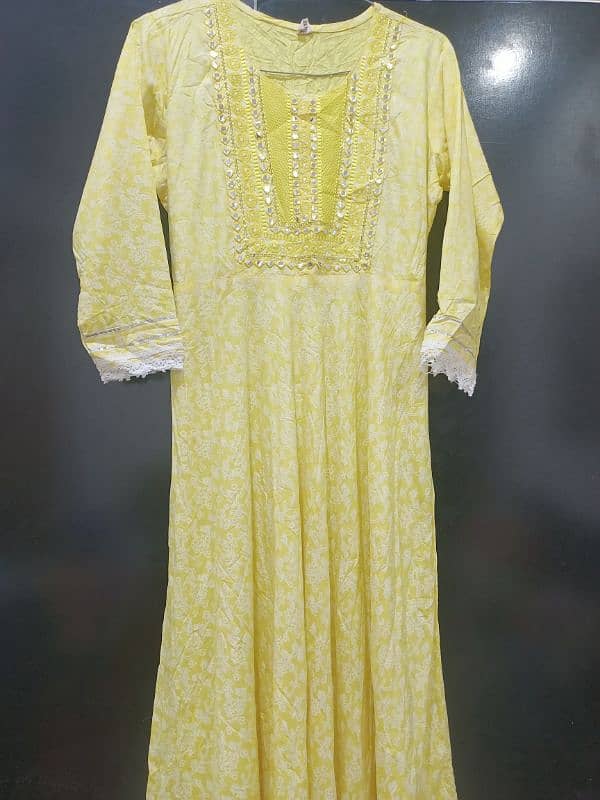 long frock lelan for girls  final price 4