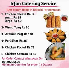 Best Frozen Items in Karachi for Ramadan