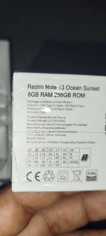 Redmi note 13 full box 8+8Gb/256Gb only box open  4 din use 10/10 1