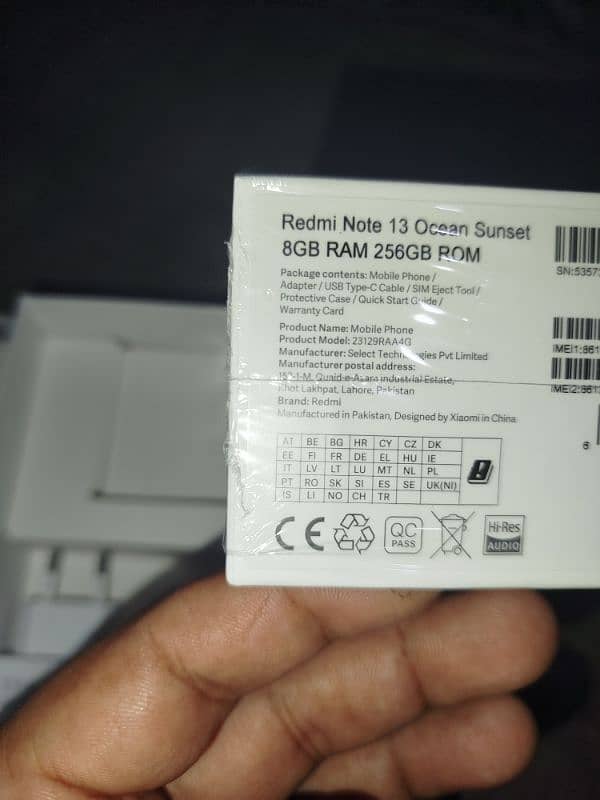 Redmi note 13 full box 8+8Gb/256Gb only box open  4 din use 10/10 4