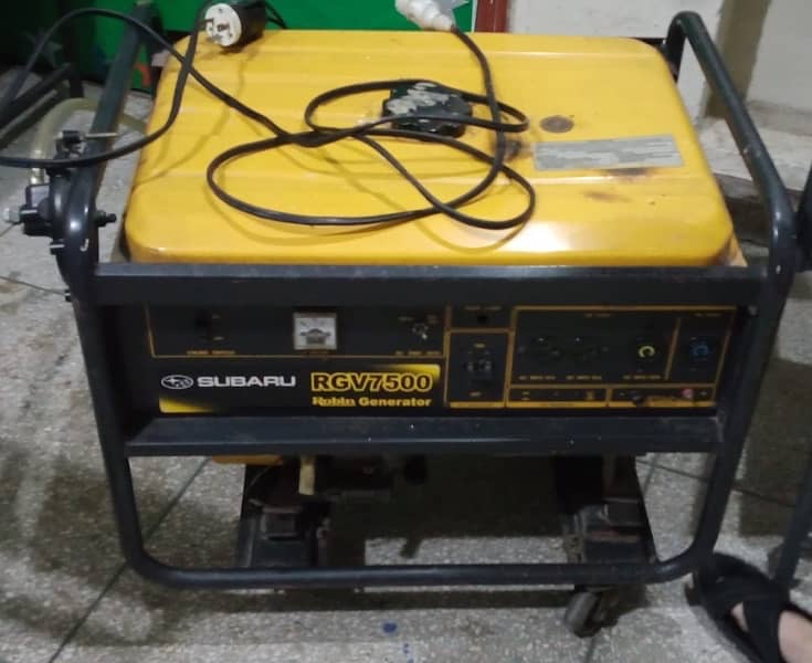 6 kilowatt Generator subaru robin generator RGV 7500 3