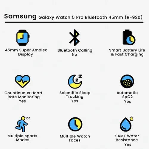 (18-March-2025) Samsung Galaxy Watch 5 Pro 45mm 5