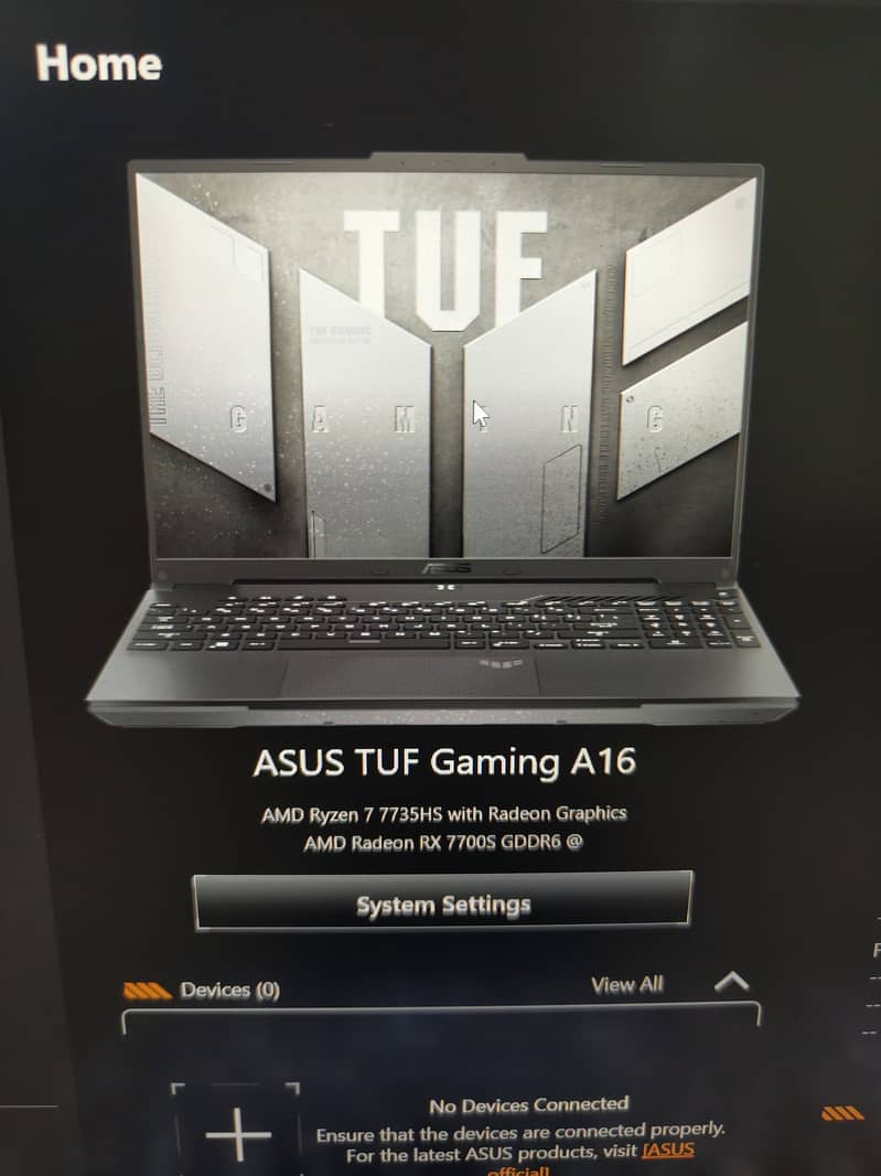 ASUS TUF A16 2024 Ryzen 7 7735HS RX7700s | Better than 4060 1