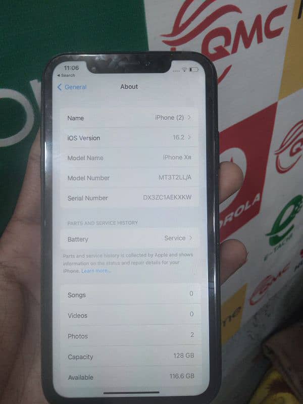 Iphone XR - 128GB -JV NON PTA 3