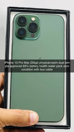 13 pro max 256 GB PTA approved