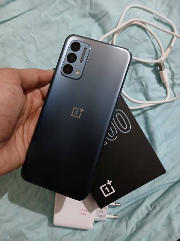 One Plus N200 5G 64GB And 4GB• PTA Aproved. . Box and Charger 1