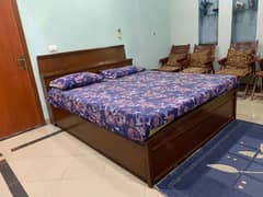 Solid Wood Double Bed